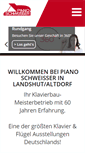 Mobile Screenshot of piano-schweisser.de